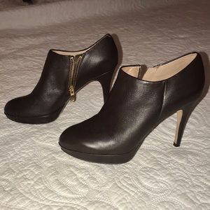 Vince Camuto brown booties